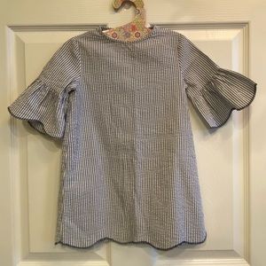 IL GUFO
striped ruffle dress